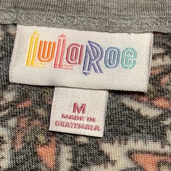 LuLaRoe Baseball Style Long Line Casual T-Shirt Women's M Medium - Picture 2 of 8